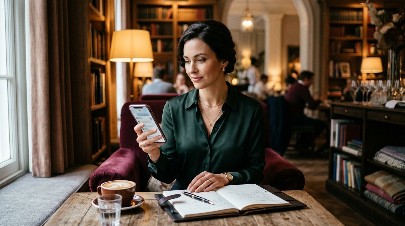 Avoiding ghosting and misaligned intentions - woman and companion discussing relationship expectations
